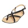 Damen Barfuss Sandale Rhea black
