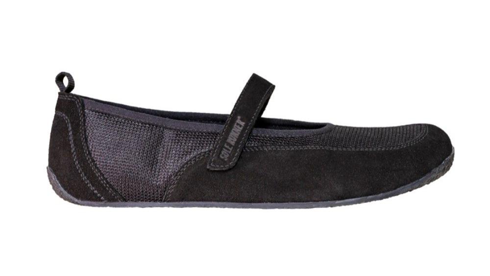 SoleRunner-Leda-black-Damen-Barfuss-Ballerina-re
