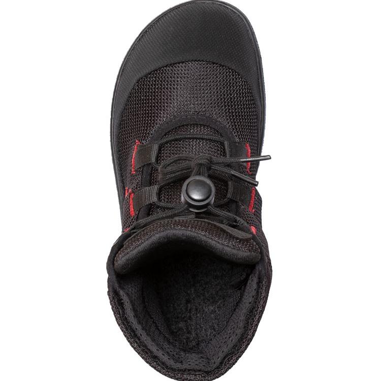 Transition Vario 3 Black Red Kinder Barfussschuh Minimalschuh
