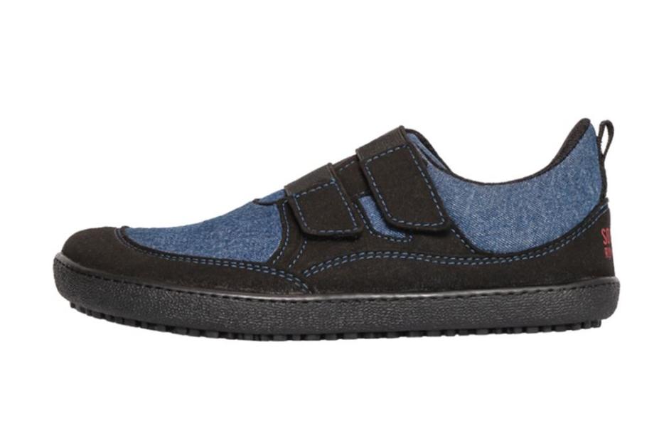 Kinder Barfussschuh Pure blue/black