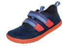 Kinder Barfussschuh Pure navy/orange