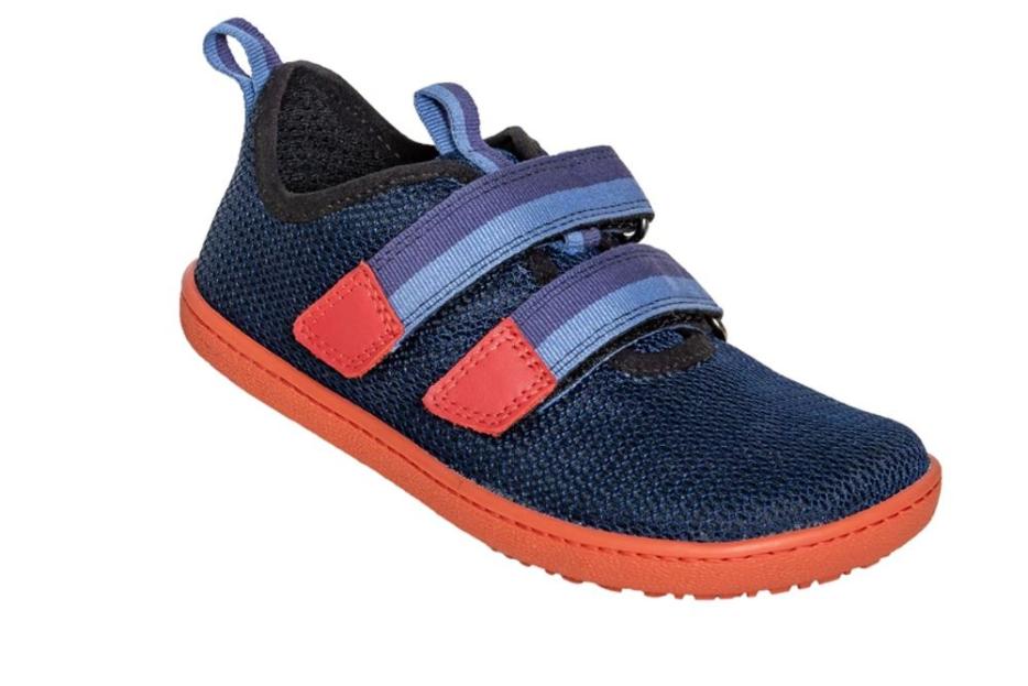 Puck Navy Orange Barfussschuh 