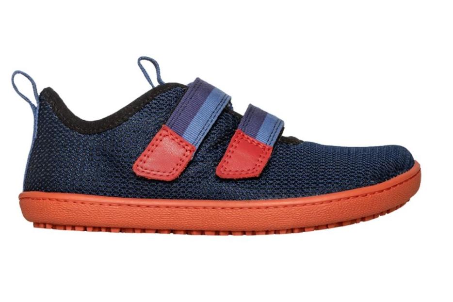 Puck Navy Orange Barfussschuh 