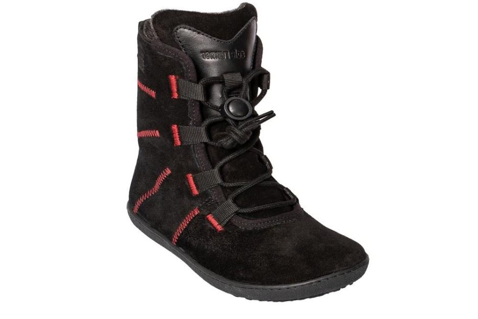 Amri Black Red Kinderbarfussschuh