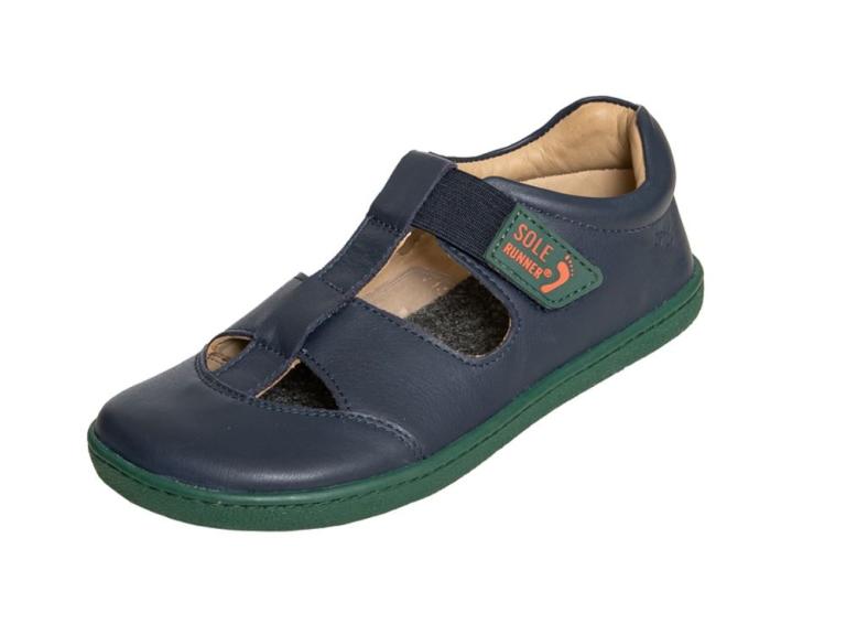Kinder Barfusssandale Ersa blue/green