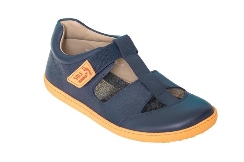 Ersa blue orange minimalschuhe