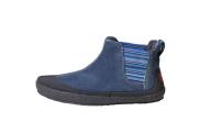Kinder Barfussschuh Portia Blau links